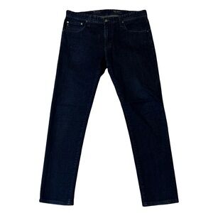 Adriano Goldschmied mens 34x32 Tellis modern slim fit dark wash denim blue jeans